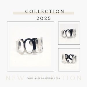 BRACELET "CORSE" COULEUR ARGENT
