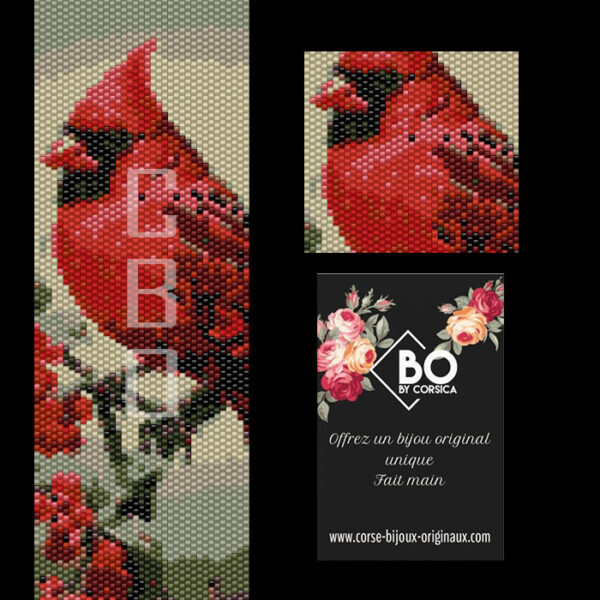 PEYOTE MIYUKI OISEAU DE NOEL